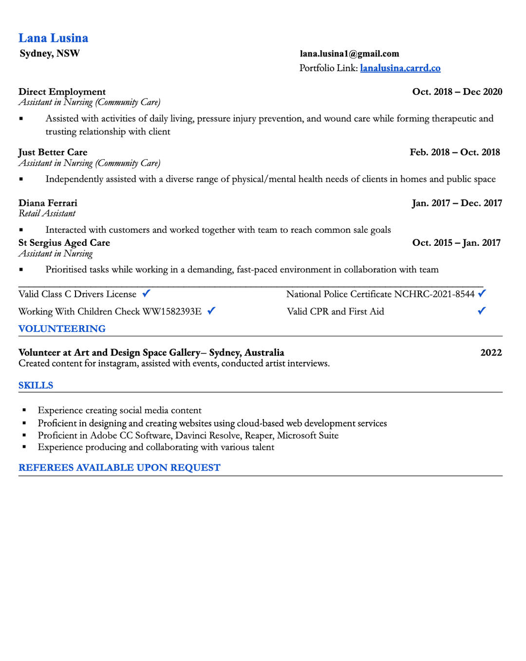 see example Youtube Short